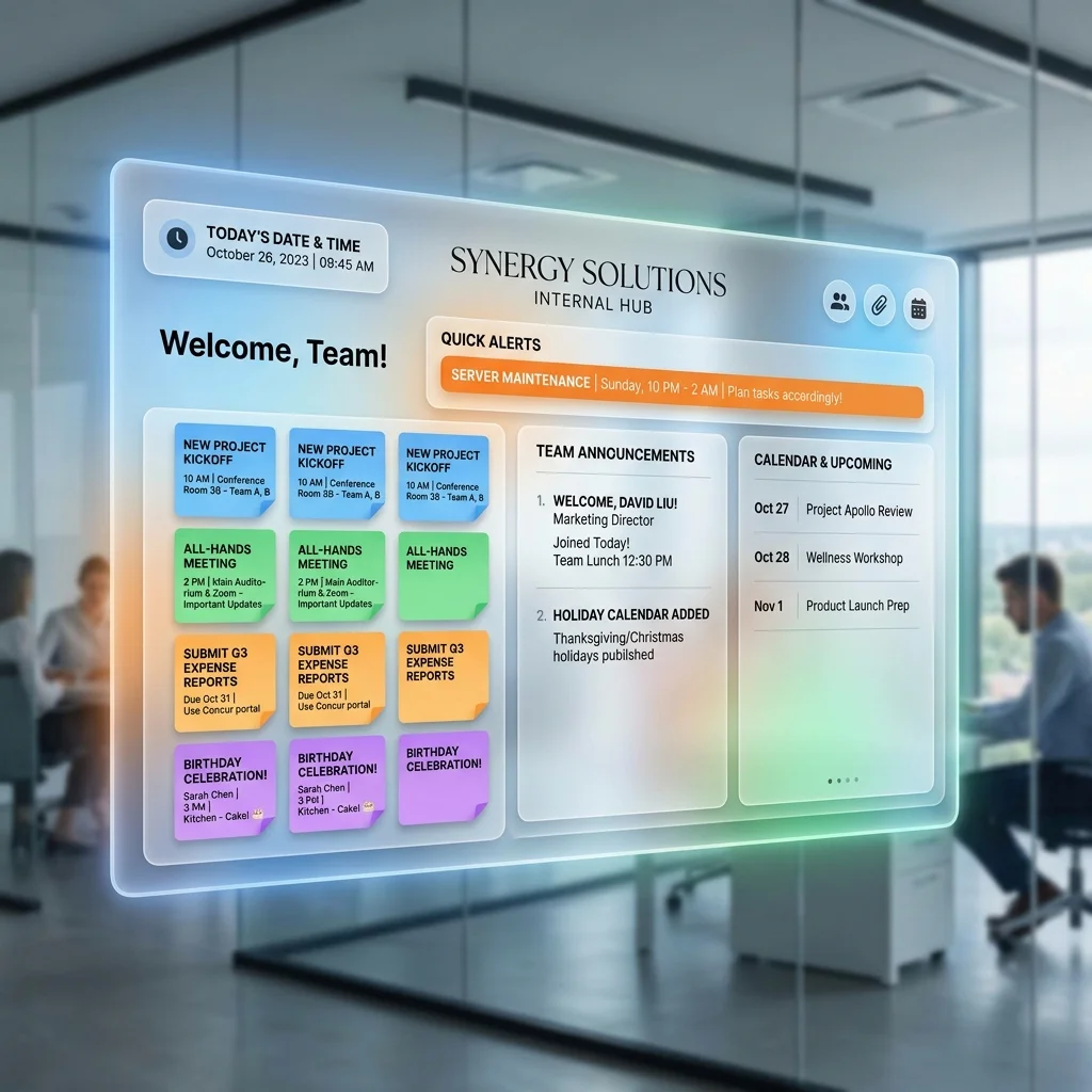 Corporate Notice Board